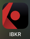 Image of the IBKR mobile iPhone icon. 
